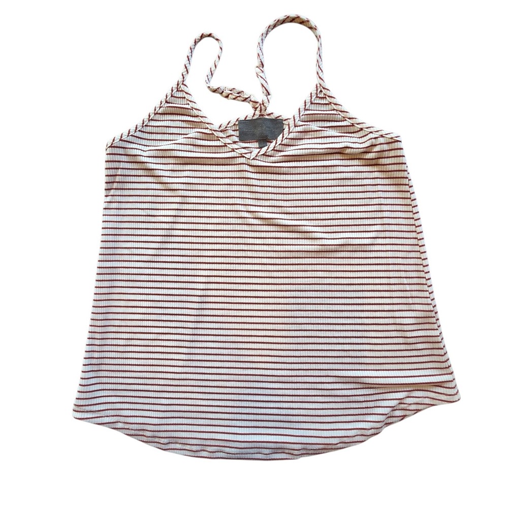 Sunday in Brooklyn Anthropologie Size Small Red White‎ Striped Racerback Tank
